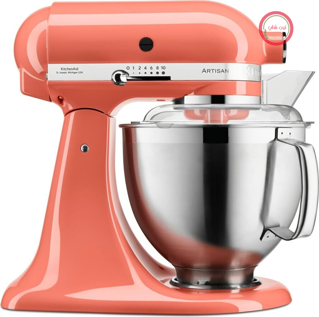 غذا ساز ماشین آشپزخانه کیچن اید آمریکا KitchenAid Artisan 5KSM185PS رنگ مرجانی